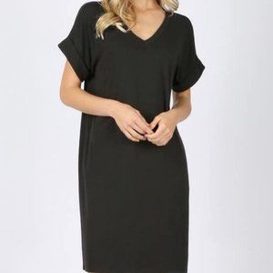 Black tshirt Dress